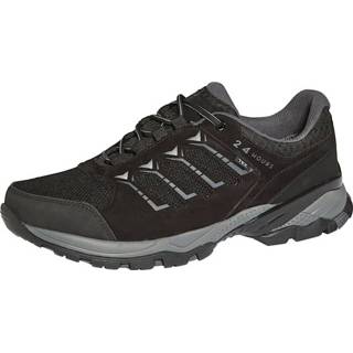 👉 Wandelschoenen zwart effen mannen meercomponentenzool Wandelschoen 24 Hours 4055706694813