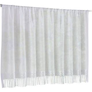 👉 Wit polyester unisex waardig materiaal Siergordijn Nilou Webschatz 4055706747342