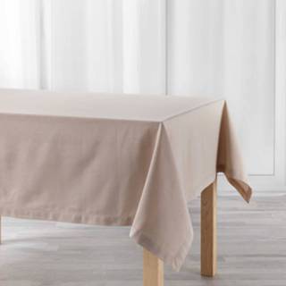 👉 Tafelkleed katoen Taupe van 140 x 240 cm