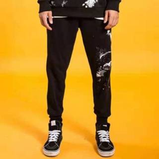 👉 Trainingsbroek zwart XXL active Comfortabele losse casual Guard-broek (kleur: maat: XXL)