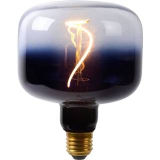 👉 Zwart Lucide LAMP LED E27/4W Ø11.8CM 110LM Dimbaar Zwart/Helder 5411212491459