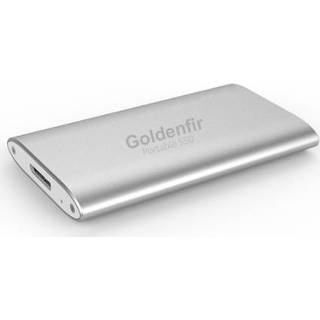 👉 Solid State Drive zilver active Goldenfir NGFF naar micro USB 3.0 draagbare solid-state drive, capaciteit: 256 GB (zilver)