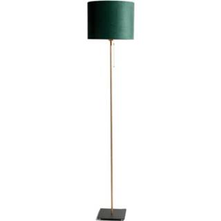 👉 Vloerlamp donkergroen velours Bardot Forest Green 165cm 7061286984036