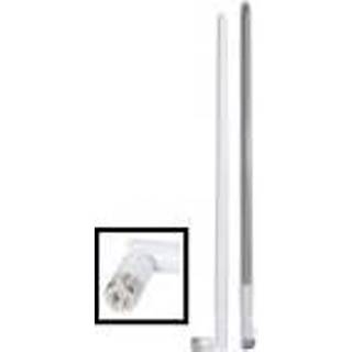 👉 Antenne wit active mannen 3G draadloze 15DBi RP-SMA mannelijke (wit)