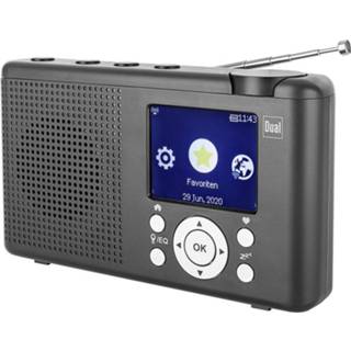 👉 Tafelradio zwart Dual MCR 200 met internetradio Internet, DAB+, DAB, FM Internetradio, FM, USB, Bluetooth, WiFi 4260136676524