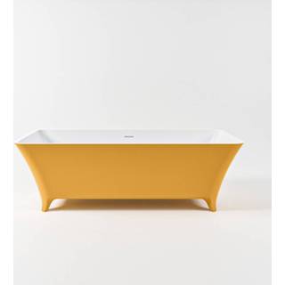 👉 Vrijstaand bad Mondiaz Lundy op pootjes 170x75cm - Ocher / talc 6017323831826