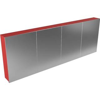 👉 Spiegelkast Mondiaz Cubb 200x70x16cm met 4 deuren - Smag 6011439891811