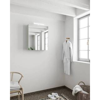 👉 Spiegelkast Mondiaz Cubb 60x70x16cm met 1 deur - Greey 6011445023077