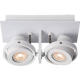 👉 Wit aluminium Lucide LANDA II Spot LED 2x5W Gu10 DTW 5411212176844