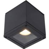 👉 Aluminium zwart Lucide AVEN Plafondspot Vierkant Badkamer Gu10/50W Zwar 5411212221452