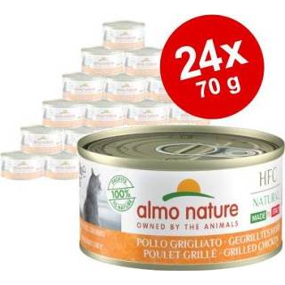 👉 Voordeelpakket Almo Nature HFC Made in Italy 24 x 70g Geelvintonijn 8001154000689