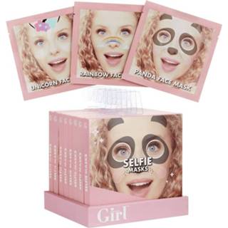 👉 Meisjes Who's That Girl Selfie Mask Assorti