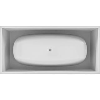 👉 Mondiaz Freeze vrijstaand bad 180x85cm - linen / linen