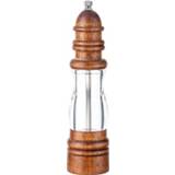 👉 Vuurtoren houten active vorm pepermolen Huishoudelijke handleiding zeezout slijpen tool, specificatie: 8 inch