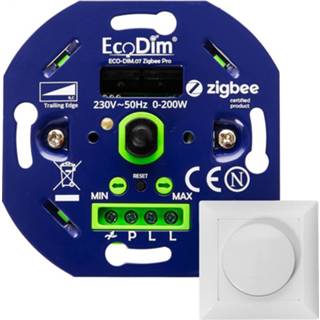 👉 Onbekend EcoDim Smart - Dimmer ECO-DIM.07 PRO Zigbee Druk/draai 8719322371263