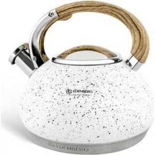 👉 Fluitketel wit RVS Edënbërg White Line - 3.0 liter 7-Laags Bodem! 7444736387340