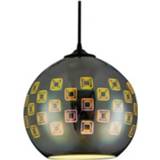 👉 Hanglamp chroom glas Led 3d - Spectra Rond E27 7433603765763