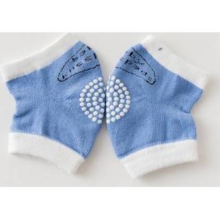 Kniebeschermers blauw antislip active baby's knieschijf katoenen kruipende voor (blauw)
