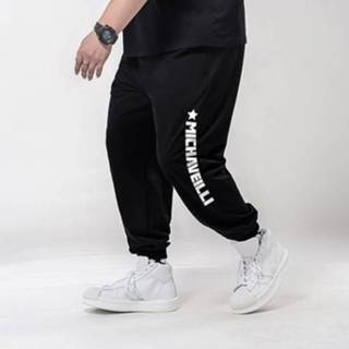 👉 Sportbroek zwart m active Casual met hoge taille afdrukken (kleur: zwart, maat: M)