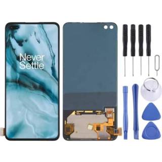 👉 Digitizer zwart active Lcd-scherm en volledige montage voor OnePlus Nord / 8 5G Z (zwart)