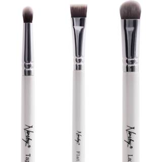 👉 Wit unisex Nanshy The Eye Brush Set - Pearlescent White