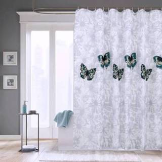 👉 Gordijn polyester active Vlinder waterdicht douche wasbare badkamer gordijnen, afmeting: 150x180cm