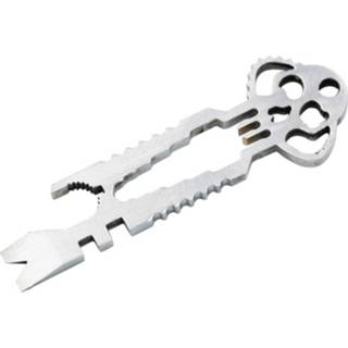 👉 Sleutelhanger RVS active 5 stks 12 in 1 multifunctionele flesopener schroevendraaier moersleutel zelfverdediging outdoor gereedschap (moersleutel)