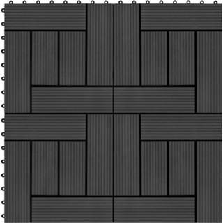 👉 Terrastegel zwart active Terrastegels 30x30 cm 1 m HKC 11 st 8718475709831