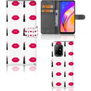 👉 Lippenstift OPPO Reno5 Z | A94 5G Telefoon Hoesje Lipstick Kiss 8720632986337