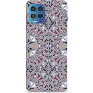 👉 Siliconen hoesje Motorola Moto G100 TPU Flower Tiles 8720632468666