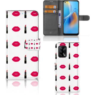 👉 Lippenstift OPPO A74 4G Telefoon Hoesje Lipstick Kiss 8720632630117