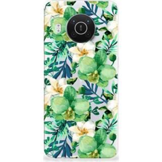 👉 Orchidee groen Nokia X10 | X20 TPU Case 8720632357212