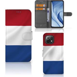 👉 Nederlandse vlag Xiaomi Mi 11 Lite Bookstyle Case 8720632454409