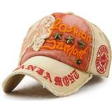 👉 Zonnehoedje kaki active Jamont 9909 Zonnehoed Stervorm Klinknagel Casual Letters Baseballcap Outdoor Pet, Maat: One Size (Khaki)