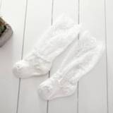 👉 Sokken wit s active baby's Delicate schattige baby kanten stapel Babysokjes, maat: (wit)