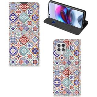 👉 Standcase Motorola Moto G100 Tiles Color 8720215011555