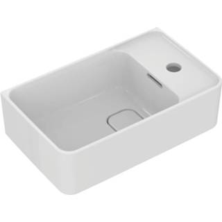 👉 Fontein wit Ideal Standard Strada II 1 kraangat rechts met overloop 45x27cm T299401 8014140448679
