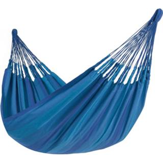👉 Hangmat blauw active Tropilex Set Single Wood&Dream blue 8719925912269