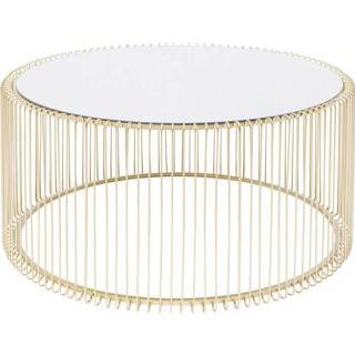 👉 Salontafel goud brass metaal active Kare Wire Uno 4025621845164