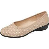 👉 Ballerina's synthetisch vrouwen beige Ballerina Julietta Crème 4055706724428