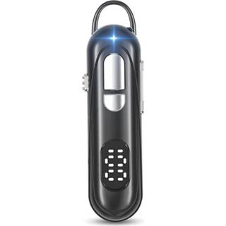 👉 Bluetooth headset zwart met Microfoon en LCD-scherm - 5712580087948