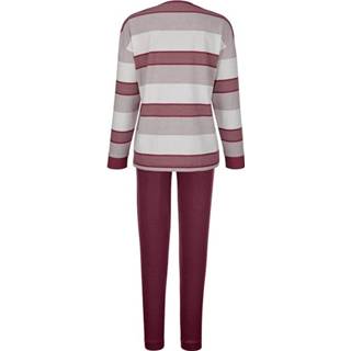 👉 Pyjama Hajo Bordeaux::Ecru