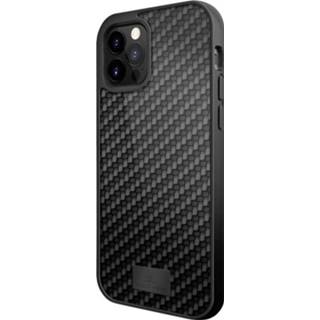 👉 Zwart carbon Black Rock Protective Real Backcover Apple iPhone 12 Pro Max 4260647330335
