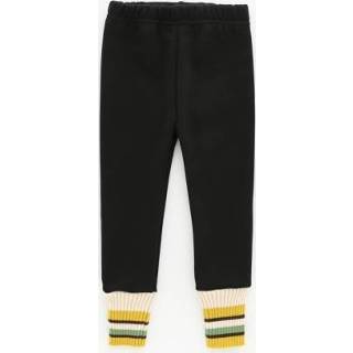 👉 Zwart 80 active meisjes Plus fleeceleggings voor (kleur: zwart, maat: 80)