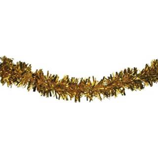 👉 Kerstversiering gouden 1x kerstslingers 400 cm