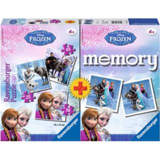 👉 Puzzel Ravensburger Spel Memory + Frozen 2000060131148