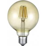 👉 Warmwit a+ Trio Leuchten LED-globelamp E27, 6W 2.700K amber