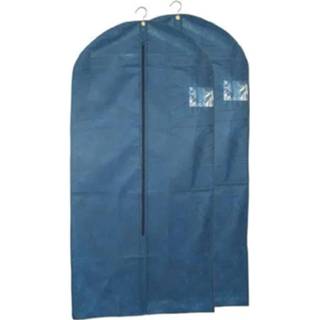 👉 Kledinghoes polyester blauw Haushalt - Kledinghoezen Set Van 2 4034127410974