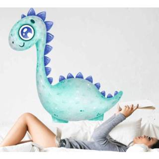 Dinosaurus blauwe Post NL nederlands kinderen Stickers kinderkamer Schattige kleine lichtblauwe