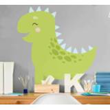 Muursticker Post NL nederlands Dino Lachende kawaii